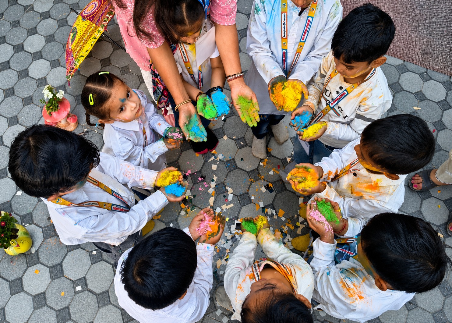 Happy children at My Chhota School Paloura